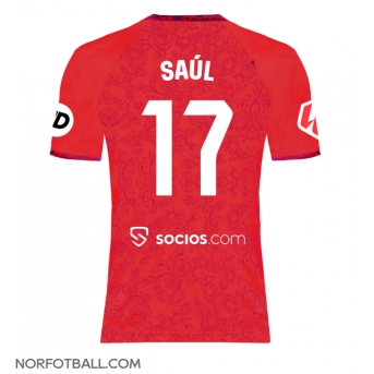 Billige Fotballdrakt Sevilla Saul Niguez #17 Replika Bortedrakt 2024-25 Kortermet